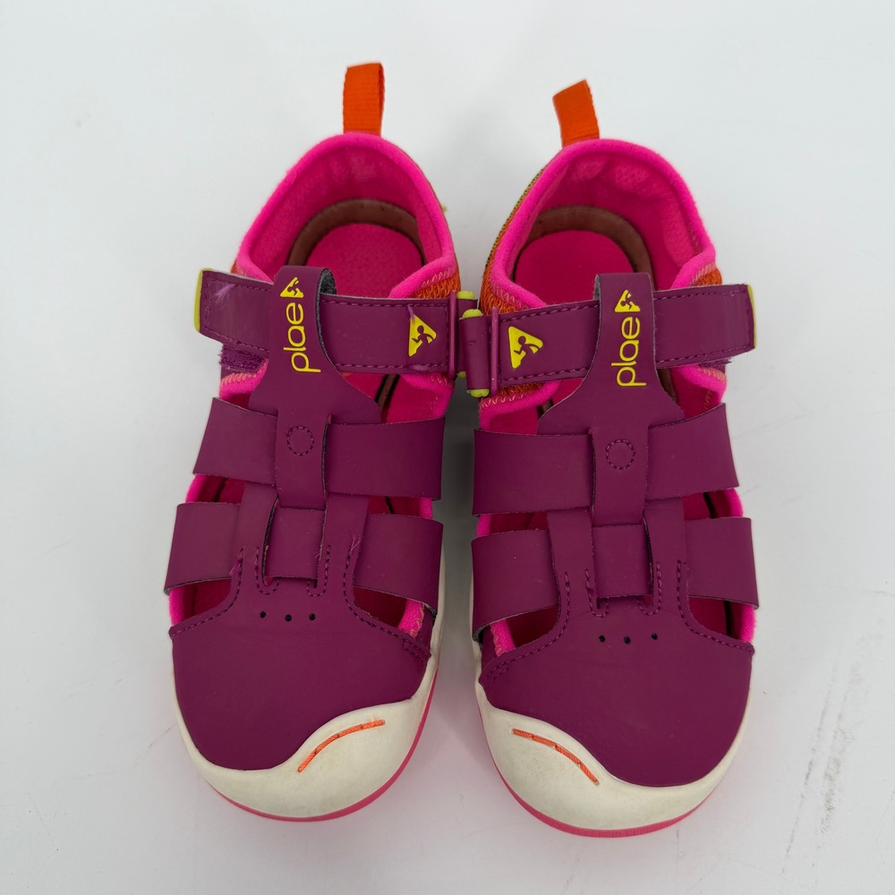 Plae Sam 2.0 Purple‎ Sandals Shoes Size 1.5 Girls - Picture 2 of 8